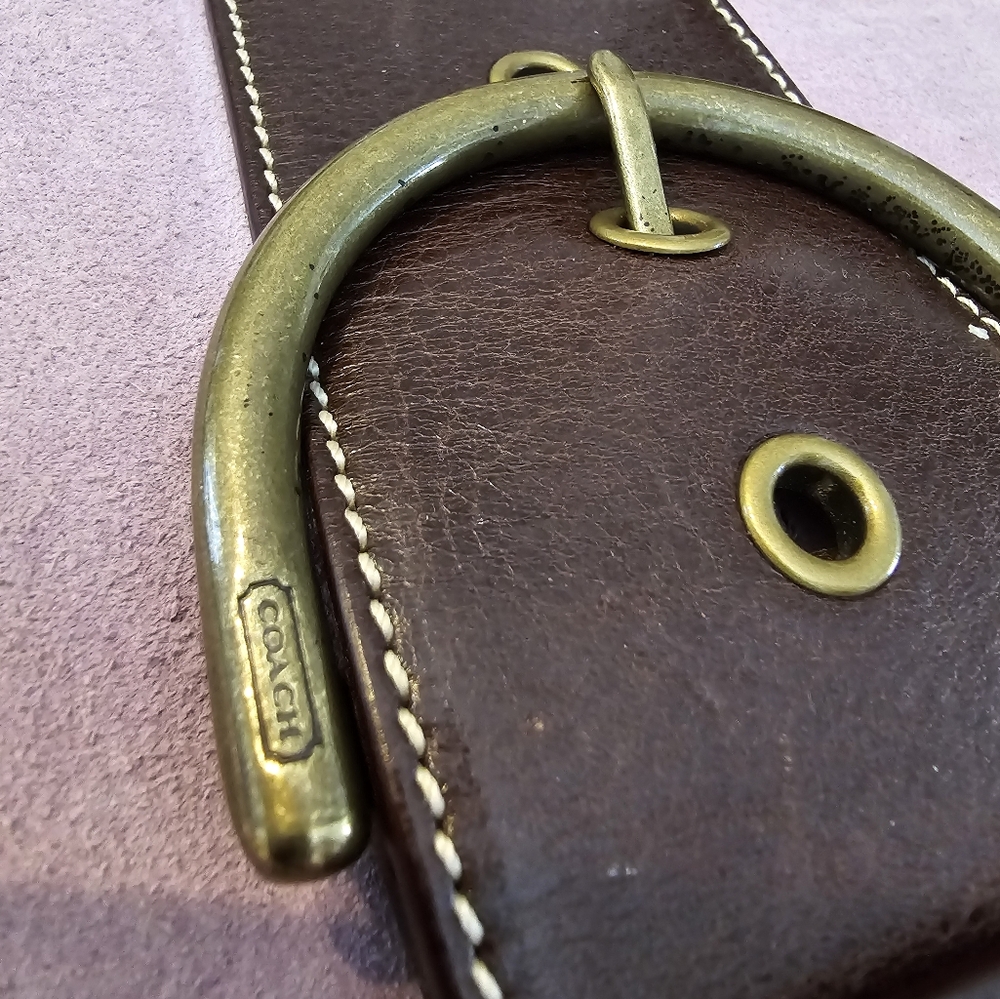 Coach Vintage Lavender Suede 2005 Handbag w/ COA & Coach Dustbag in EUC - Picture 3 of 14